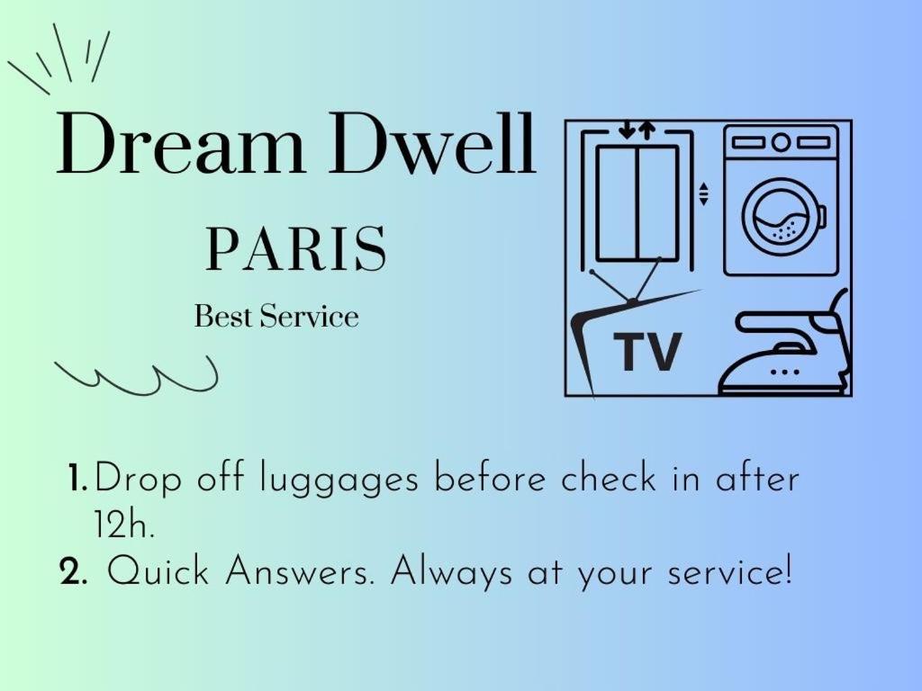 Dream Dwell Paris-Eiffel Tower Mirabeau Bridge Cozy Home In The 16Th District 파리 외부 사진